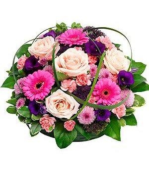 Pink & Purple Posy Pad