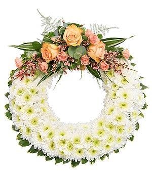 Classic Wreath Pink & White