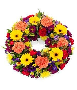 Vibrant Wreath Tribute