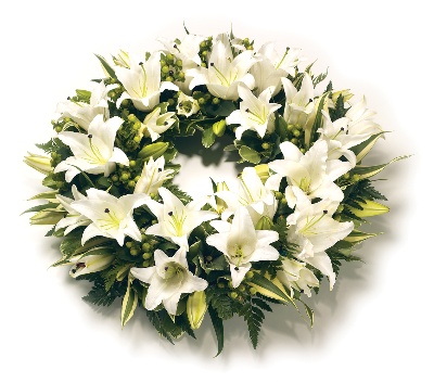 Lilies Wreath Tribute